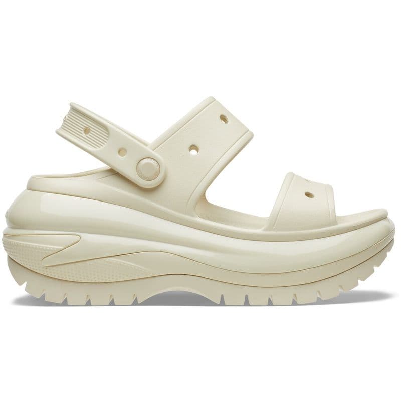 Sandália Crocs Classic Mega Crush Sandal BONE