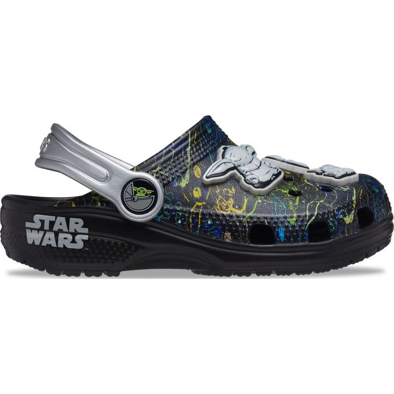 Sandália Crocs Classic Grogu Infantil Black - imagem 1