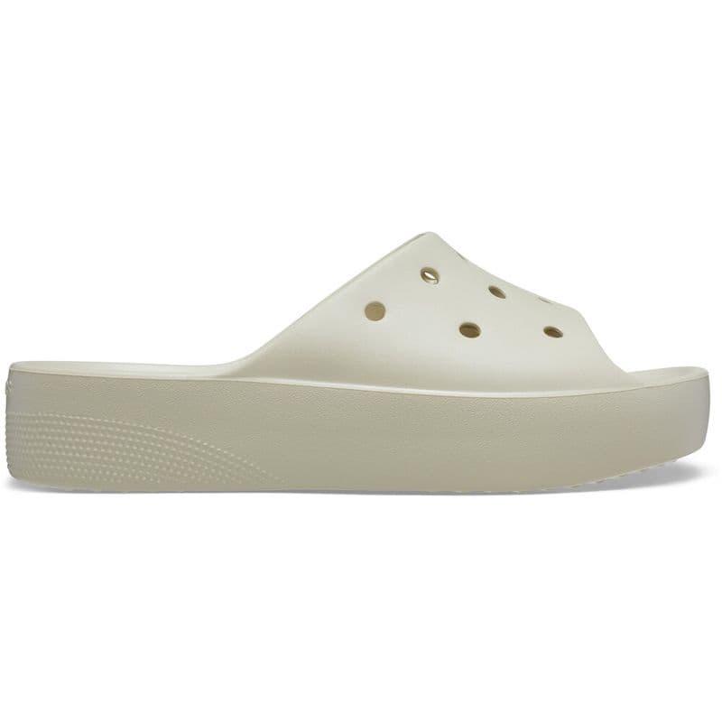 Chinelo Crocs Classic Platform Slide BONE - imagem 1