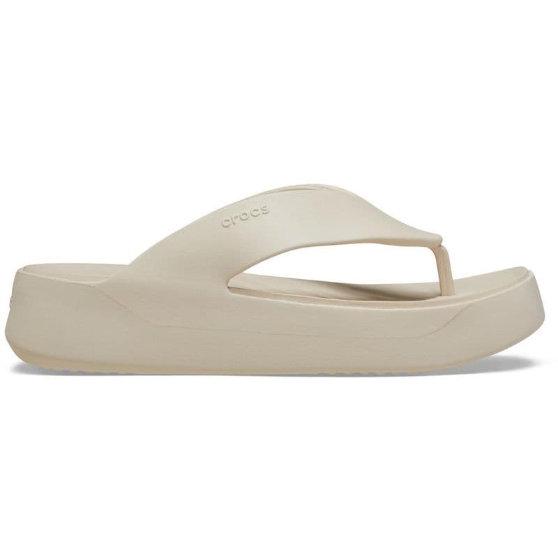 Sandália Crocs Getaway Platform Flip STUCCO - imagem 1