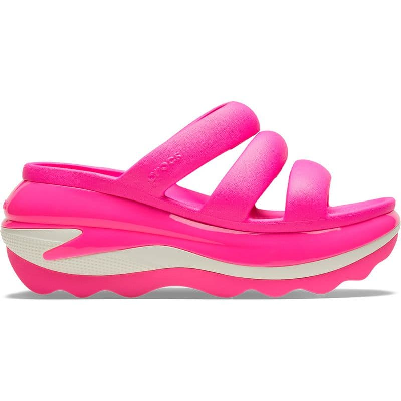 Sandália Crocs Classic Mega Crush Triple Strap PINK CRUSH - imagem 1