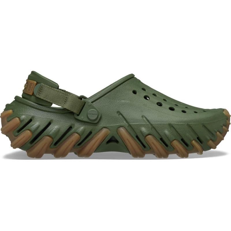 Sandália Crocs Echo Gum Ro Clog ARMY GREEN - imagem 1