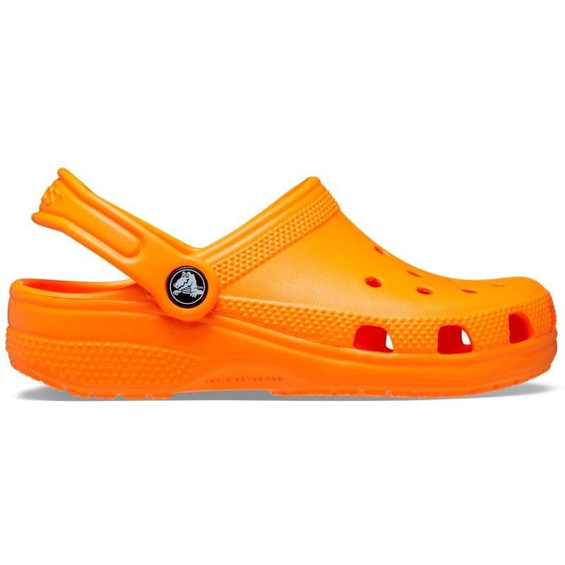 Sandália Crocs Classic Clog Infantil ORANGE ZING - imagem 1