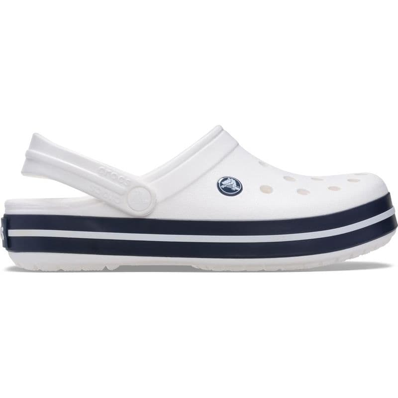 Sandália Crocs Crocband Clog Juvenil WHITE/NAVY - imagem 1