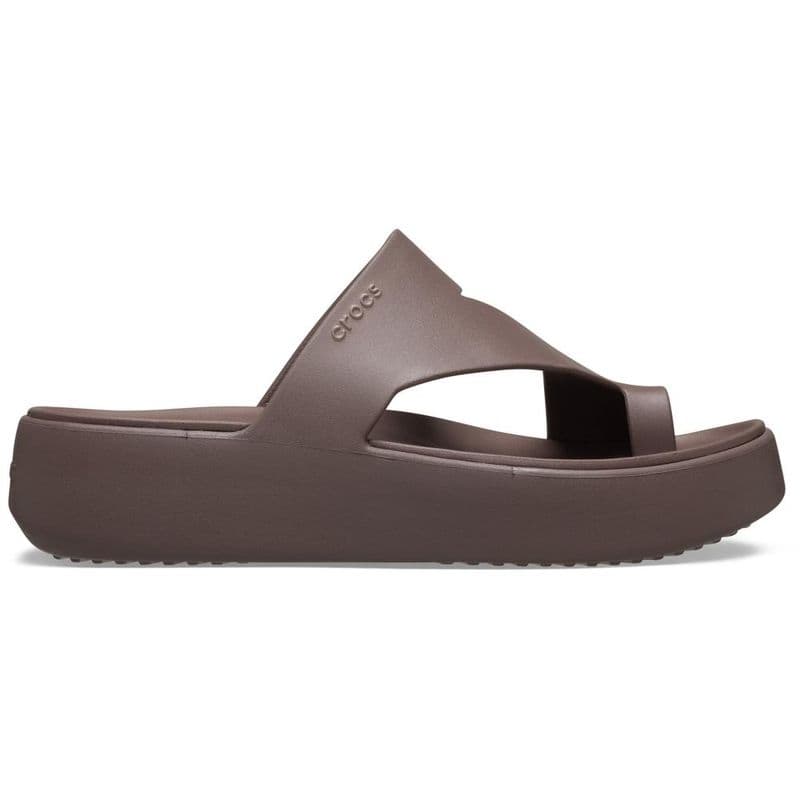 Sandália Crocs Getaway Platform Toe Loop Sandal TRUFFLE - imagem 1
