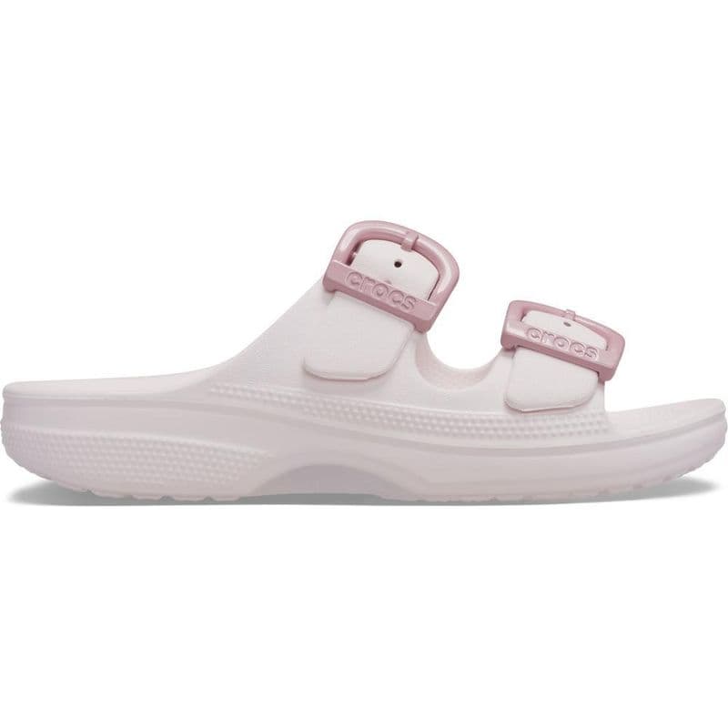Sandália Crocs Saturday Enamel Buckle Sandal W BUBBLE ICE - imagem 1