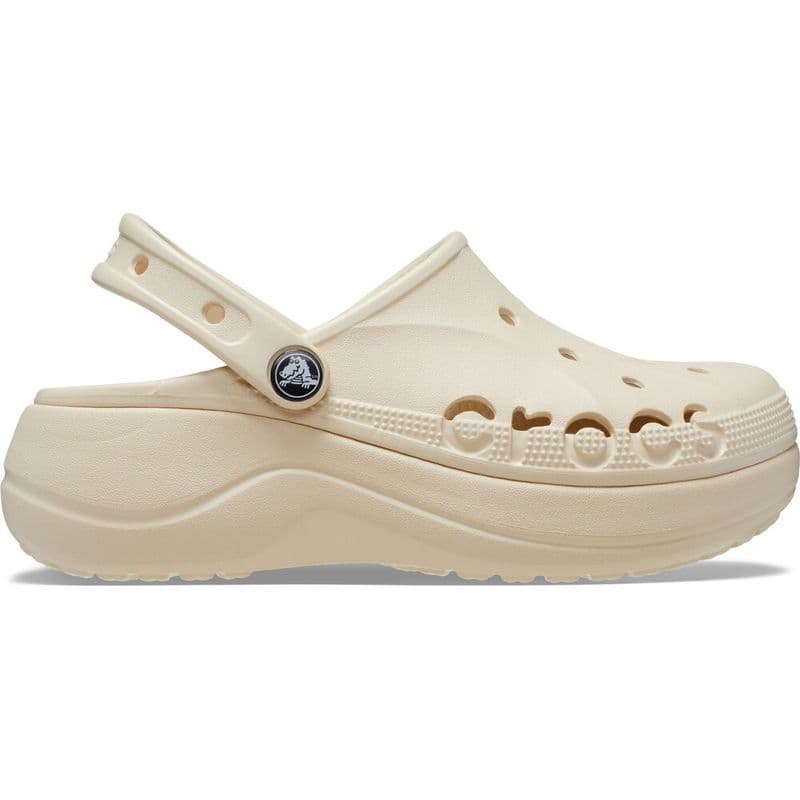 Sandália Crocs Baya Platform Clog WINTER WHITE - imagem 1