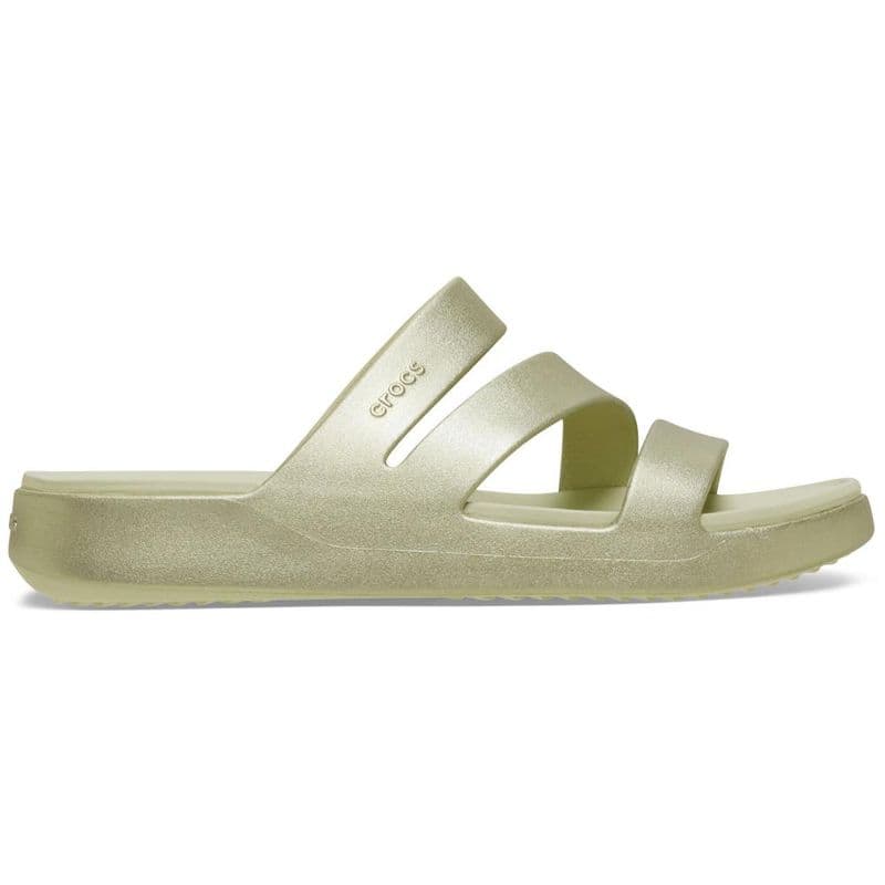 Sandália Crocs Getaway Metallic Strappy CHAMPAGNE METALLIC - imagem 1