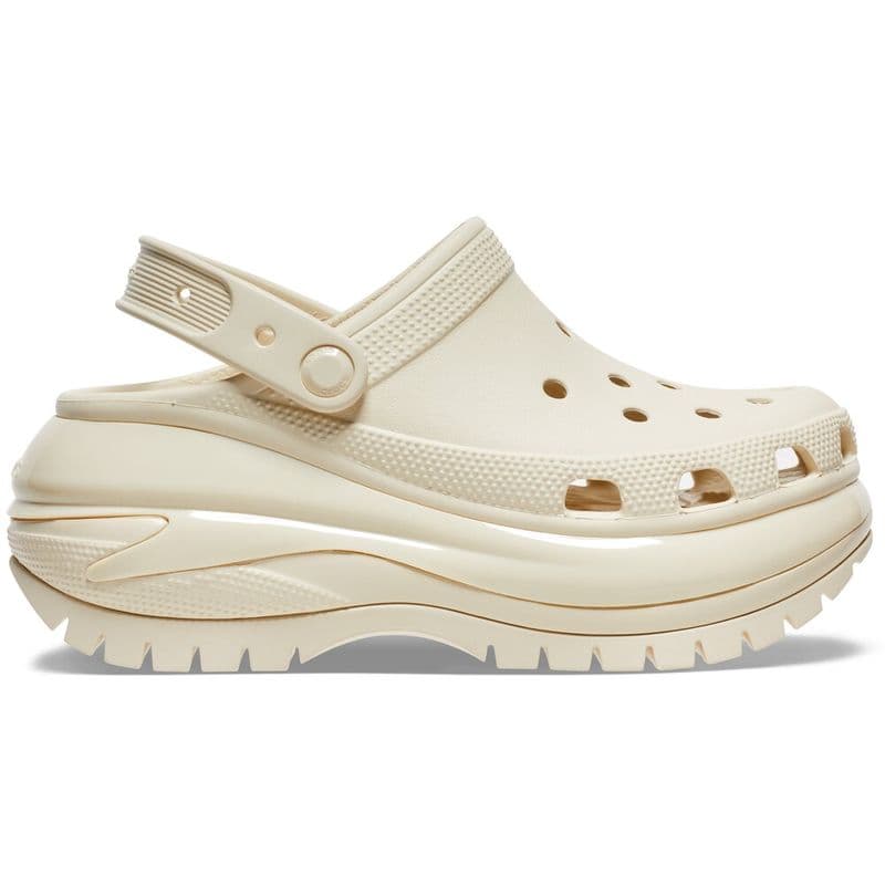 Sandália Crocs Classic Mega Crush Clog BONE - imagem 1