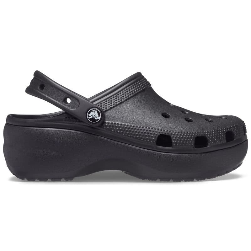 Sandália Crocs Classic Platform Clog BLACK - imagem 1