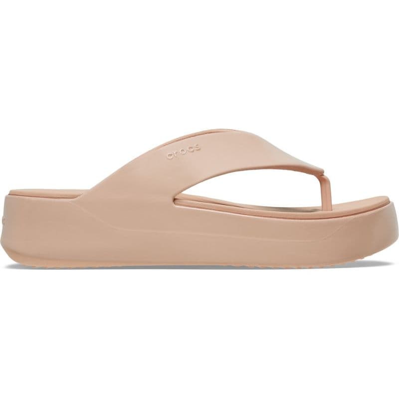 Sandália Crocs Getaway Platform Patent Flip PINK CARAMEL - imagem 1