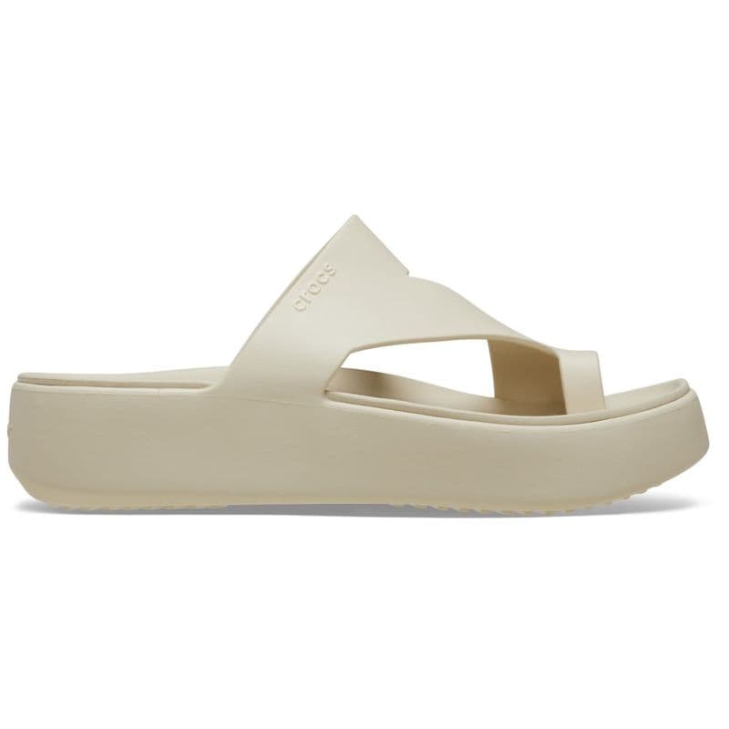 Sandália Crocs Getaway Platform Toe Loop Sandal SANDSTONE - imagem 1